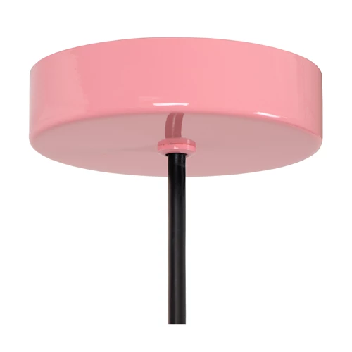 Lucide MACARONS - Pendant light - Ø 24,5 cm - 1xE27 - Pink - detail 3